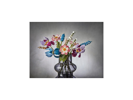 Hama Perles à repasser midi Art 'Bouquet de fleurs', coffret