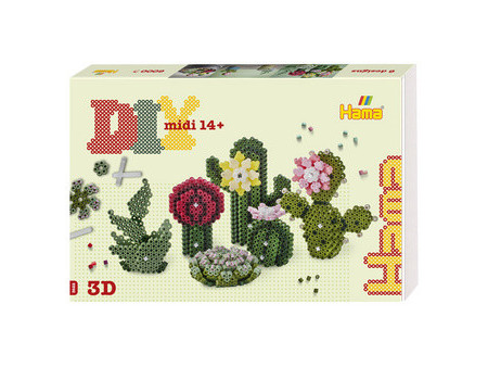 Hama Perles à repasser midi Art 'Succulentes', coffret