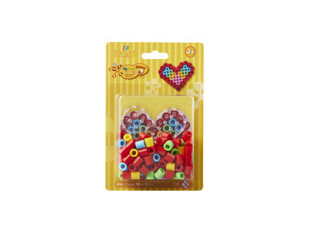 Hama Perles à repasser maxi 'Petit coeur', sous blister