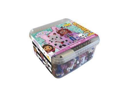 Hama Perles à repasser maxi+plateau 'Gabbys Dollhouse', Box