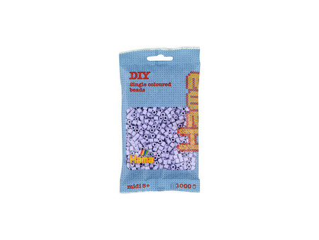 Hama Perles à repasser midi, dans un sachet, aubergine