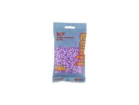 Hama Perles à repasser midi, dans un sachet, aubergine