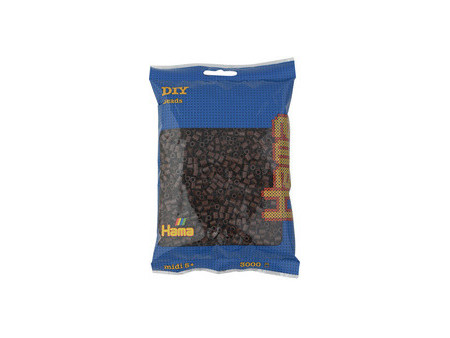 HAMA Perles à repasser midi, sachet de 3.000, marron