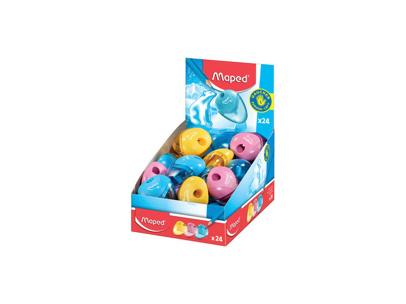 Maped Taille-crayon i-gloo pour gauchers, présentoir 24