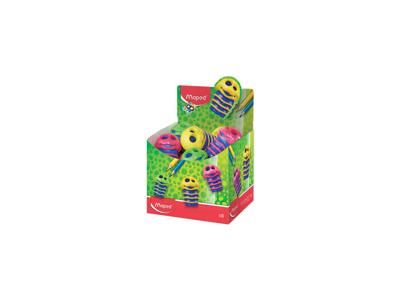 Maped Taille-crayons avec réservoir Croc Croc, présentoir