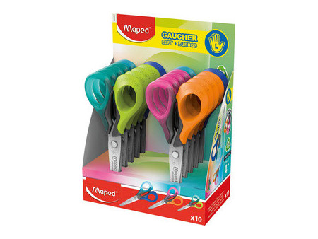 Maped Ciseaux Sensoft 3D, longueur: 130 mm, présentoir de 10