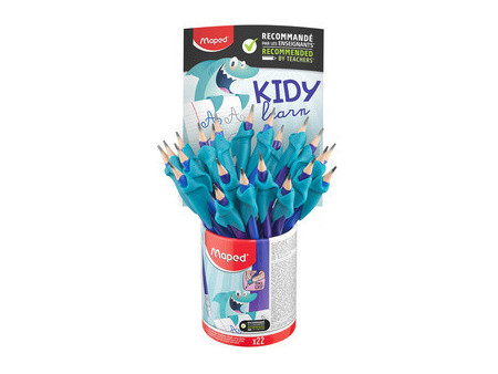 Maped Crayon de papier, avec gomme & guide-doigt, pot de 22