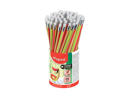 Maped Crayon d'apprentissage Kidy learn, pot de 72