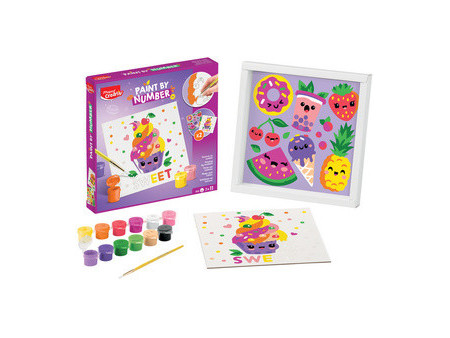 Maped Creativ Coffret de peinture au numéro Motif sucré