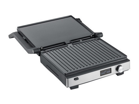 SEVERIN Gril électrique 3 en 1 SEVINI Flex, argent/noir