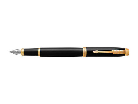 PARKER Stylo plume IM Métal brossé G.T.