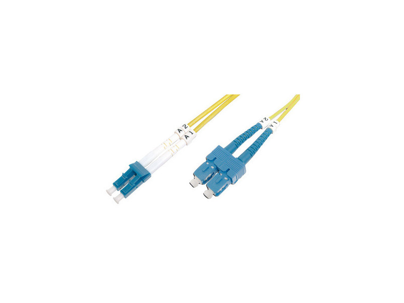 DIGITUS Câble patch à fibres optiques, LC-Duplex - SC-Duplex