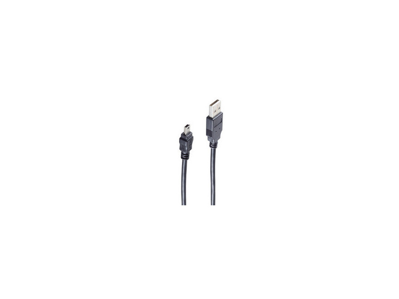 shiverpeaks BASIC-S Mini câble USB 2.0, USB-A - 5 Pol USB-B