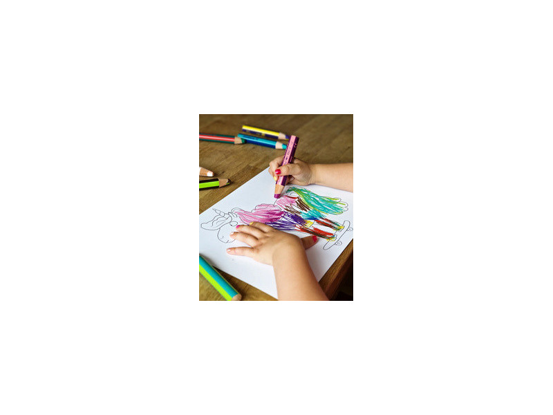 STABILO Crayon multi-talents woody 3 en 1 duo, étui de 10