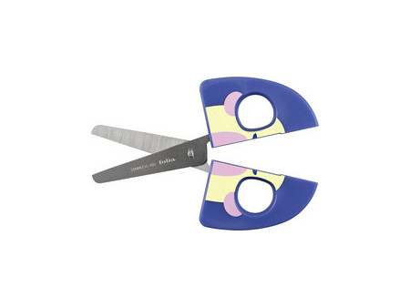 folia Ciseaux RAINBOW, ronds, longueur: 160 mm