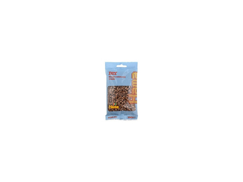 Hama Perles à repasser midi, dans un sachet, bois de rose