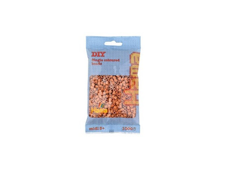 Hama Perles à repasser midi, dans un sachet, bois de rose