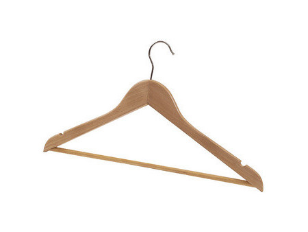 ALBA Cintre en bois, avec barre, set de 25
