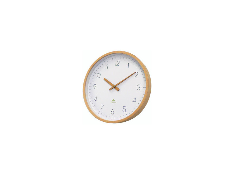 ALBA Horloge murale en bois 'HORTREE', à quartz