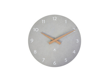 ALBA Horloge murale 'HORMILENA', montre à quartz, gris