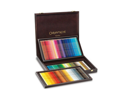 CARAN D'ACHE Crayons de couleur SUPRACOLOR, coffret de 80