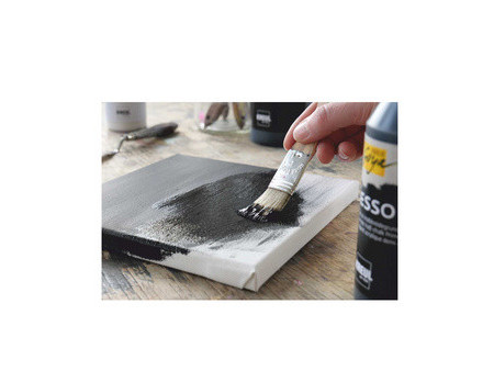 KREUL Apprêt acrylique SOLO Goya Gesso, noir, 750 ml