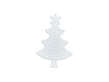 Hama Plaque pour perles midi 'Père Noël', blanc