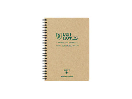Clairefontaine Carnet à spirale UNI NOTES, A5, quadrillé