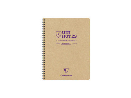 Clairefontaine Cahier à spirale UNI NOTES, A4, quadrillé