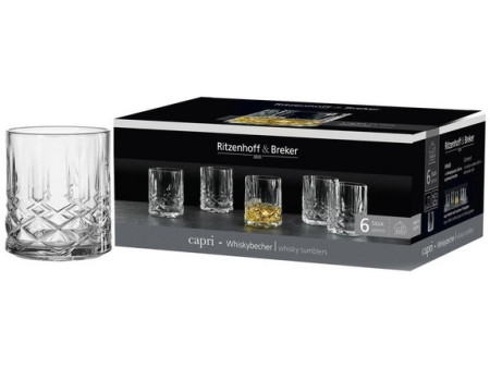 Ritzenhoff & Breker Verre à whisky CAPRI, 0,35 l