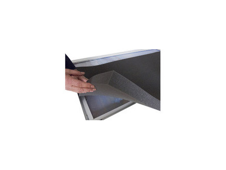 PAPERFLOW Cloison easyScreen, surface textile, lilas