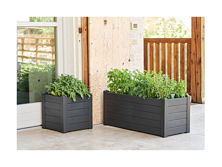 tera Bac à plantes 'Trama 002', largeur: 1.000 mm, ash