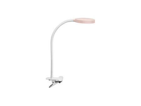 CEP Lampe LED à pince FLEX, blanc / rose poudré