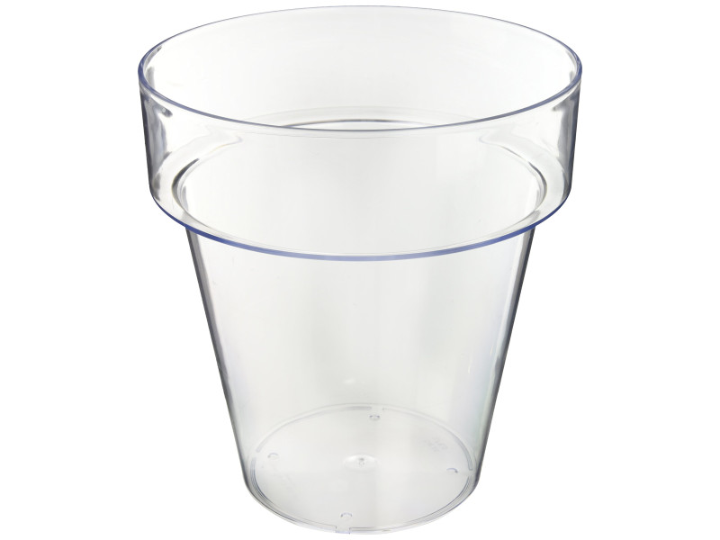 tera Pot de fleurs 'Porto 16', transparent