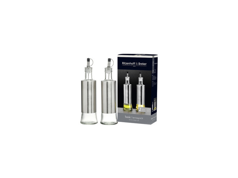 Ritzenhoff & Breker Kit flacons pour huile & vinaigre BASIC