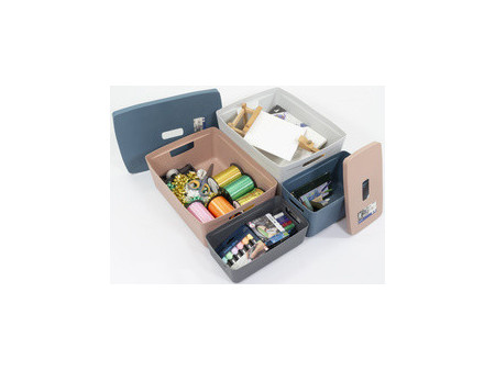 kangaro Couvercle pour boîte de rangement M, PP, rose