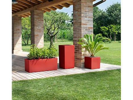 tera Cube à plantes 'Schio Cubo 50', bianco