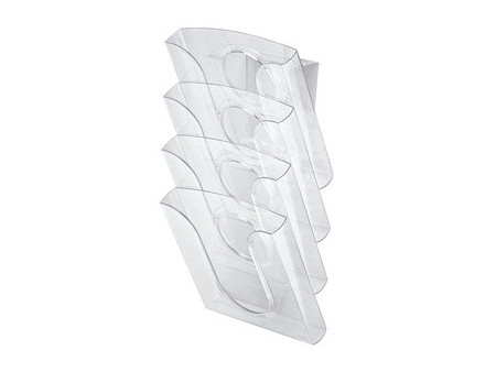 LEITZ Porte brochures pour table et mur, transparent