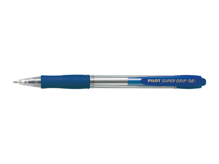 PILOT Stylo à bille rétractable SUPER GRIP M, rouge