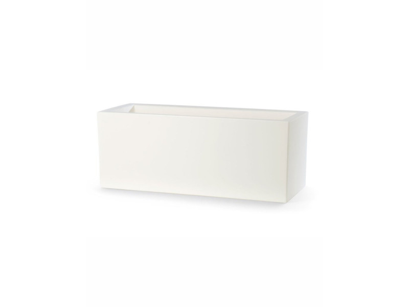 tera Jardinière 'Schio Cassa 100', bianco