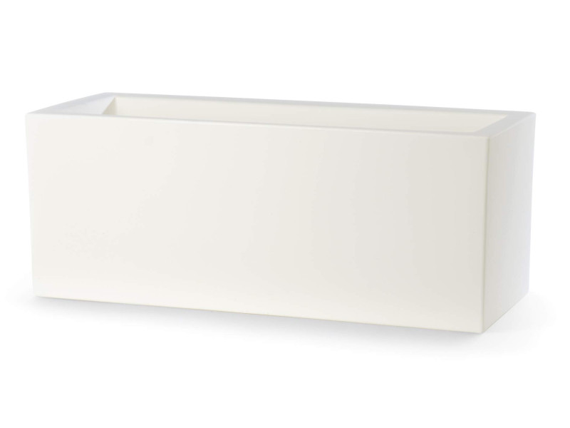 tera Jardinière 'Schio Cassa 120', bianco