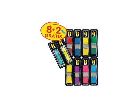 Post-it Marque-page Index mini, 11,9 x 43,2 mm, 4+2 gratuits