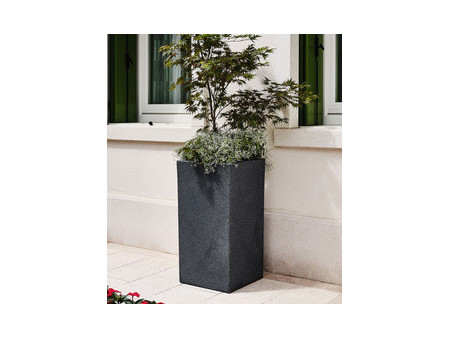 tera Colonne à plantes 'Schio Cubo Alto 80', smoke