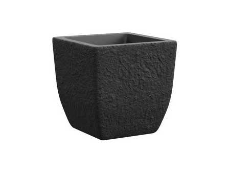 tera Cube à plantes 'Lithos 40', slade stone