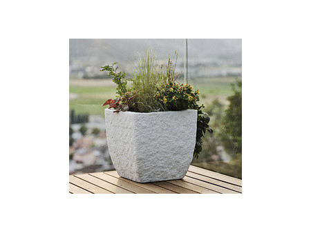 tera Cube à plantes 'Lithos 40', slade stone