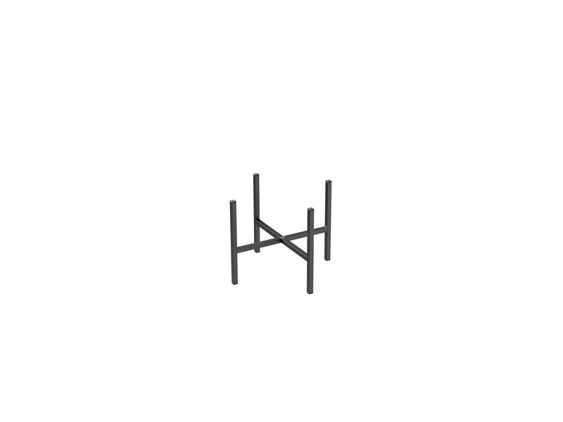 tera Support métallique 'Iron Stand 02', mat, noir