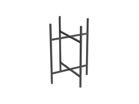 tera Support métallique 'Iron Stand 04', mat, noir
