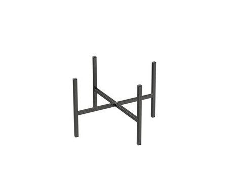 tera Support métallique 'Iron Stand 05', mat, noir