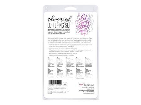 Tombow Kit de calligraphie 'advanced', kit de 10