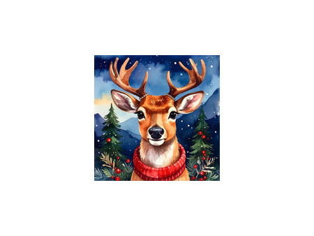 PAPSTAR Serviette à motif de Noël 'Reindeer'
